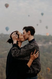 Demande en mariage aux montgolfiades de Rocamadour | Lisa & Maud