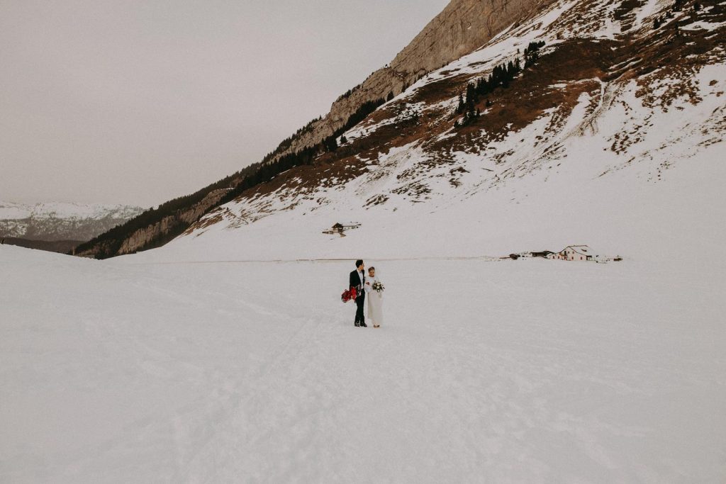 Mariage d'hiver au Col des Aravis-Elsa & Quentin ©Diane Barbier Photographe (298)