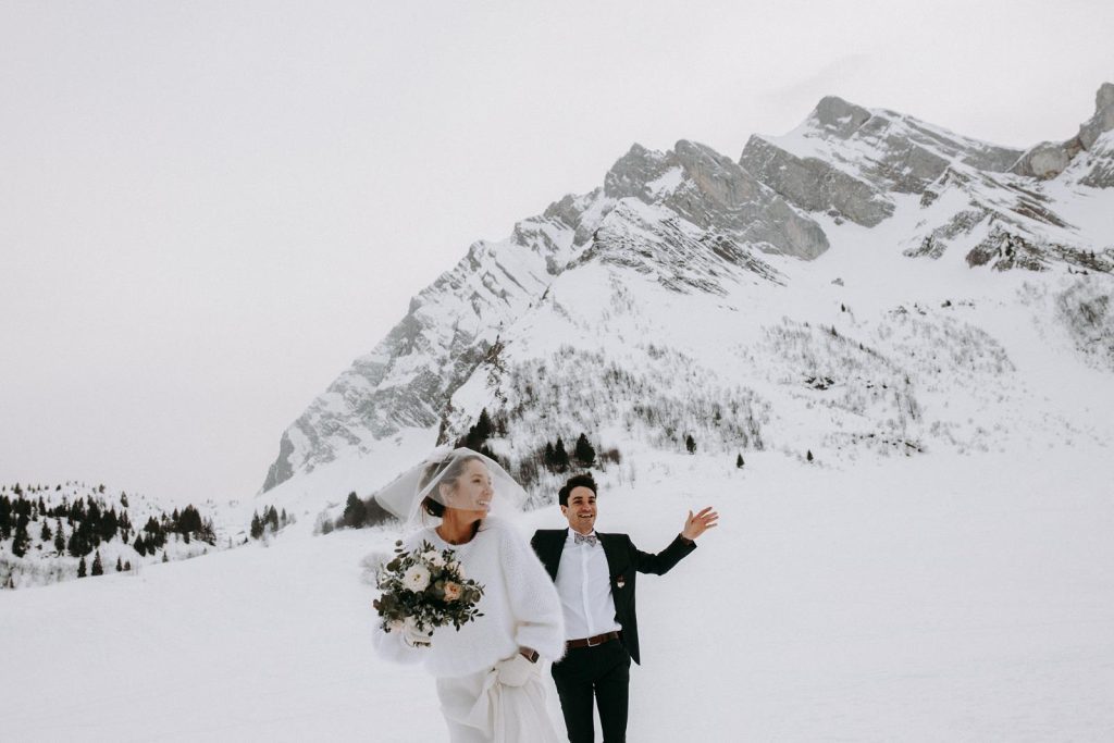 Mariage d'hiver au Col des Aravis-Elsa & Quentin ©Diane Barbier Photographe (324)