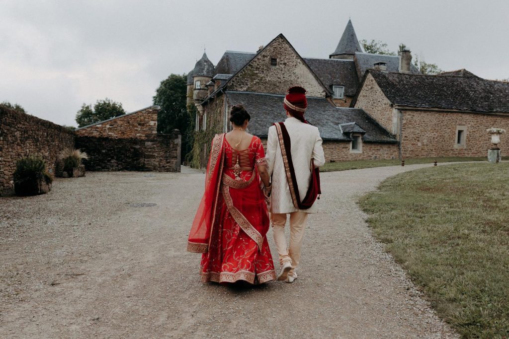 Mariage franco-indien au château de Labro dans l_Aveyron ©Diane Barbier Photographe (51)
